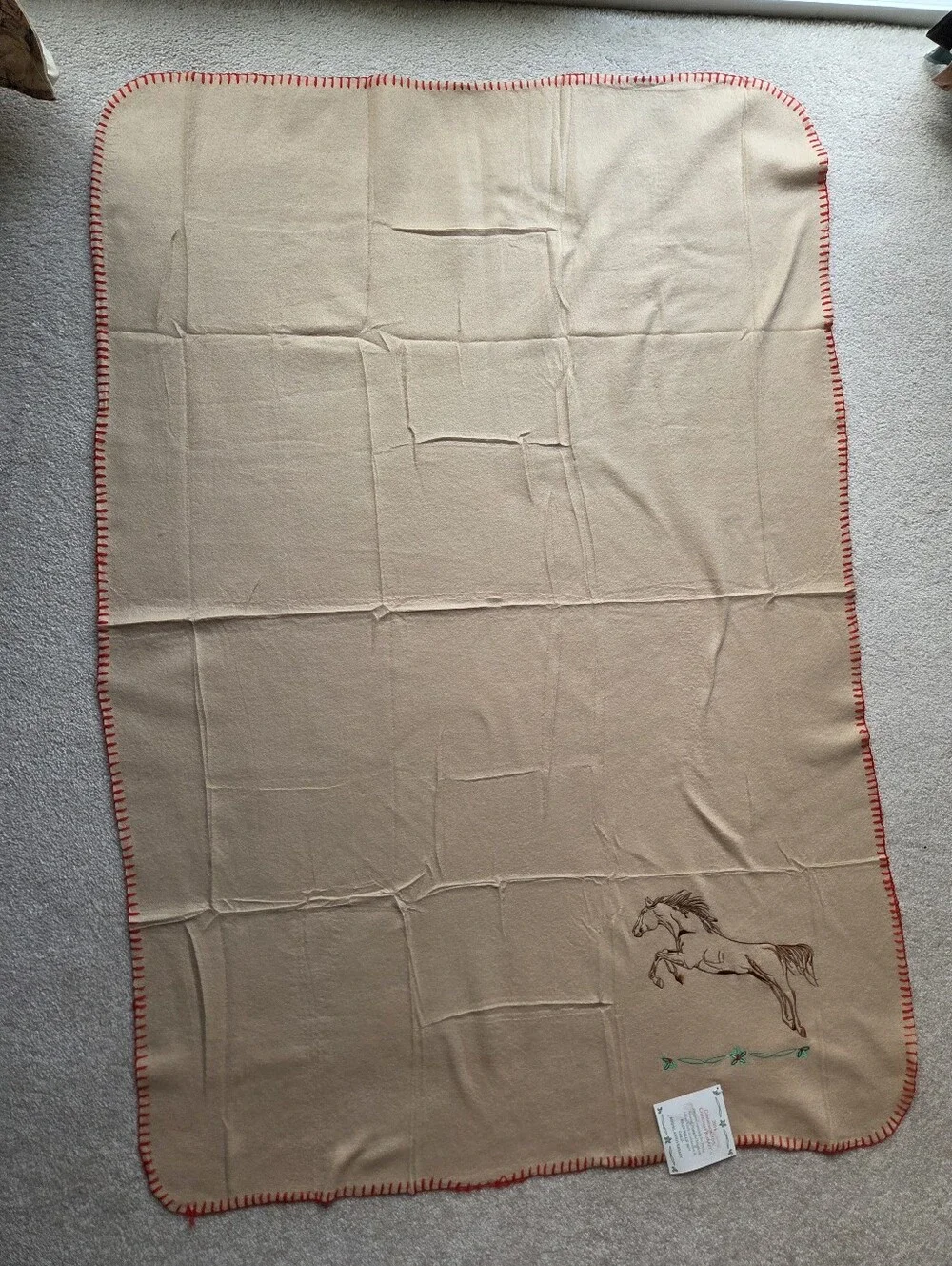 2014 Billy Mills 50th Gold Anniversary Commemorative Christmas Blanket
